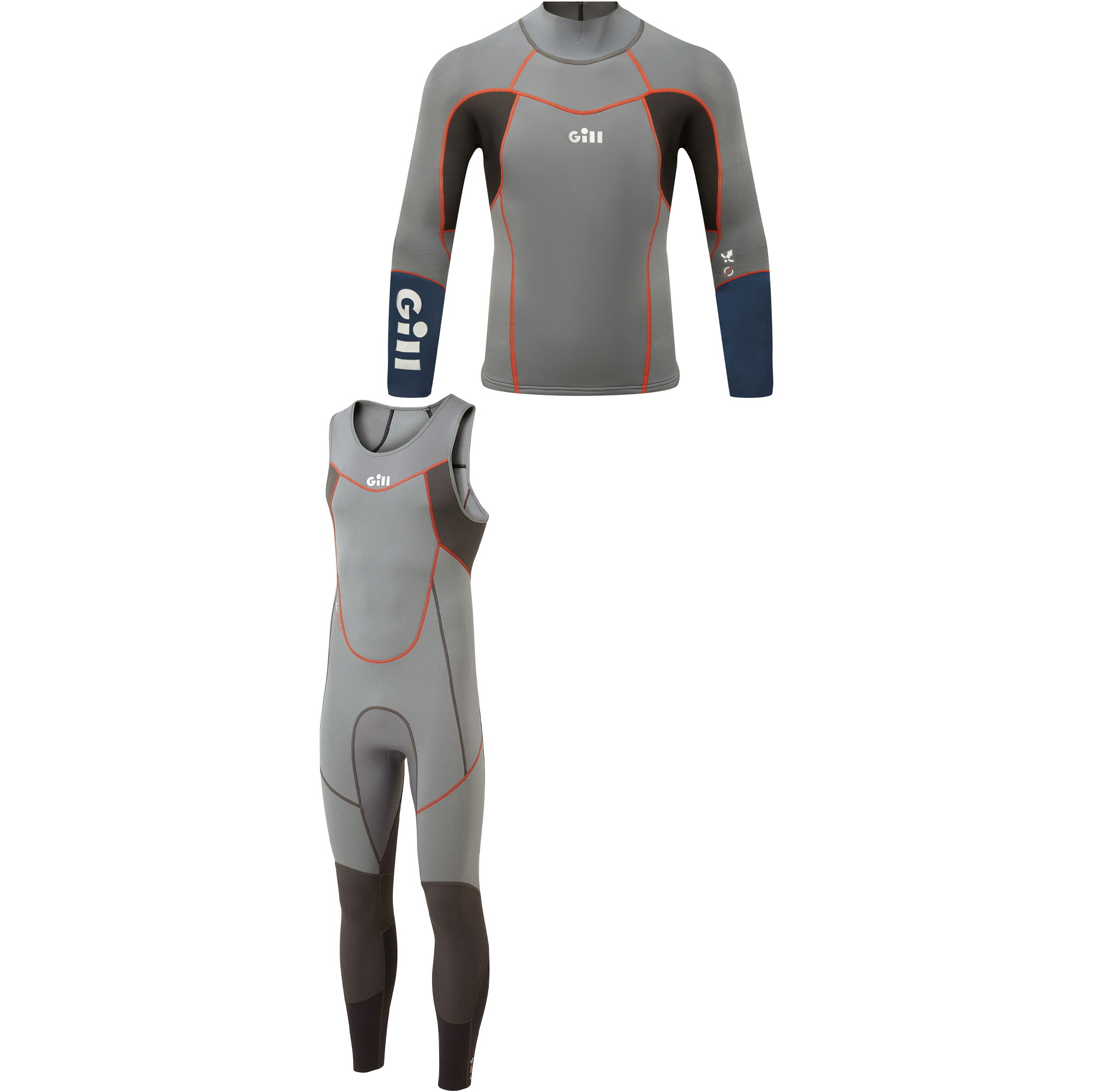 2020 Gill Mens Zenlite 2mm Dinghy Sailing Package Deal - Steel Grey